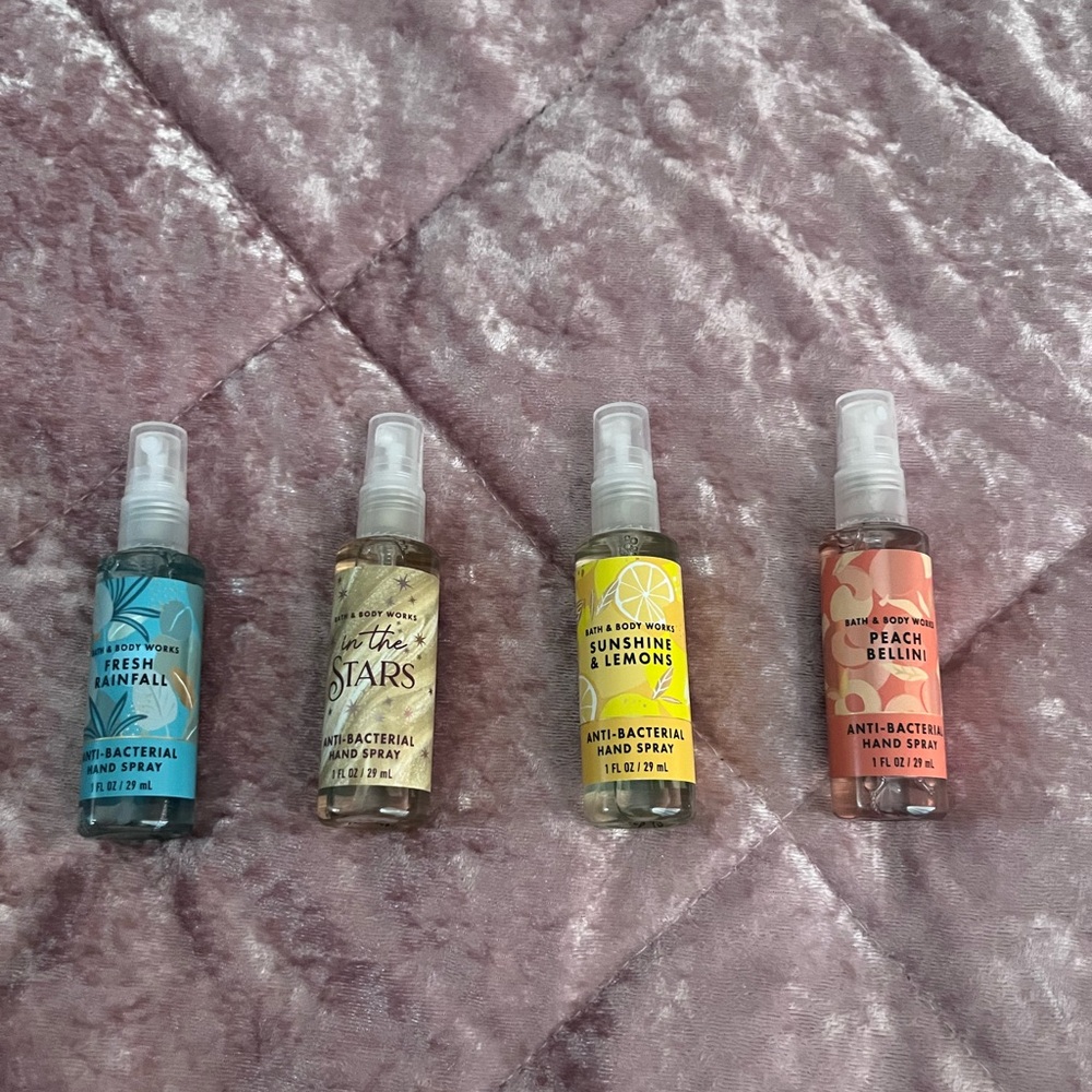 Anti bacterial hand spray